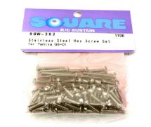 Square R/C Stainless Steel Hex Screw Set (for Tamiya G6-01)
