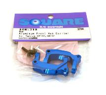 Square R/C Aluminum Front Hub Carrier (for Tamiya WR02G) Blue