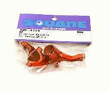 Square R/C Aluminum Knuckle (for Tamiya MF-01X) Red