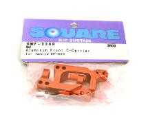 Square R/C Aluminum Front Hub Carrier (for Tamiya MF-01X) Red