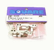 Square R/C Aluminum Front Hub Carrier (for Tamiya MF-01X) Silver