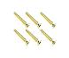 Square R/C M3 x 18mm Stainless Steel Flat Head Hex Screws, Gold Plated (6 pcs.)