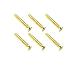 Square R/C M3 x 20mm Stainless Steel Flat Head Hex Screws, Gold Plated (6 pcs.)
