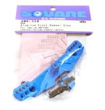 Square R/C Aluminum Front Damper Stay (for Tamiya WR02C) Blue