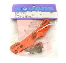 Square R/C Aluminum Front Damper Stay (for Tamiya WR02C) Red