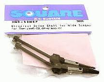 Square R/C Universal Drive Shaft Set 44mm Wide (for Tamiya WR02 and GF-01)