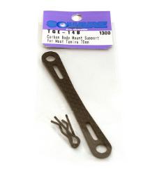 Square R/C Carbon Body Mount Support for Most Tamiya (70mm)