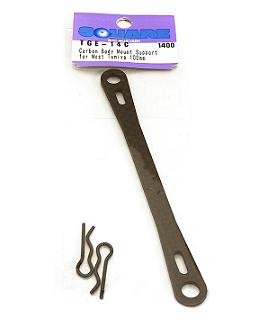 Square R/C Carbon Body Mount Support for Most Tamiya (100mm)