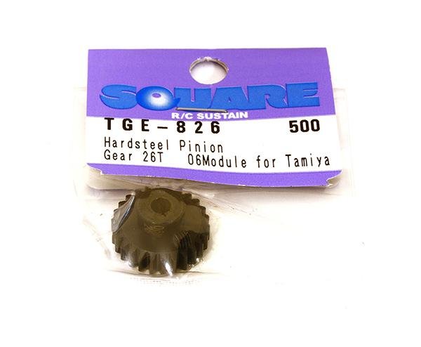 18T 08-Module for Tamiya DT-01/DT-02 Square R/C RC Model Hop-ups SQ-TGE-918 Hard Steel Pinion Gear 