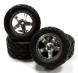 Billet Machined Wheel + Tire Set (4) for 1/16 E-Revo & Slash VXL (O.D.=71mm)