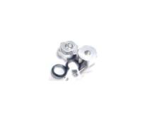 1/10 On-Road Hex Wheel Adaptor 5mm Offset O-Ring Type (Silver)