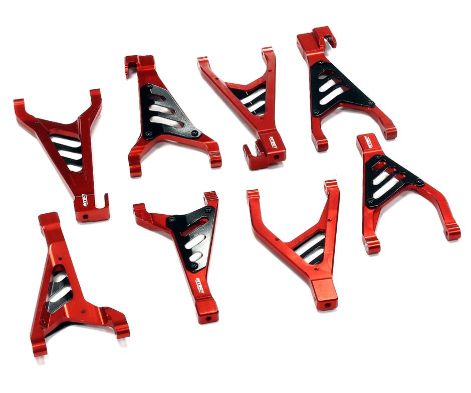 Red Billet Machined Type II Suspension Upgrade for Traxxas 1/10