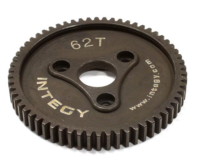 Steel 0.8 Spur Gear 62T for 1/10 E-Revo, Summit, T-Maxx 3.3 & BL E-Maxx for  R/C or RC - Team Integy