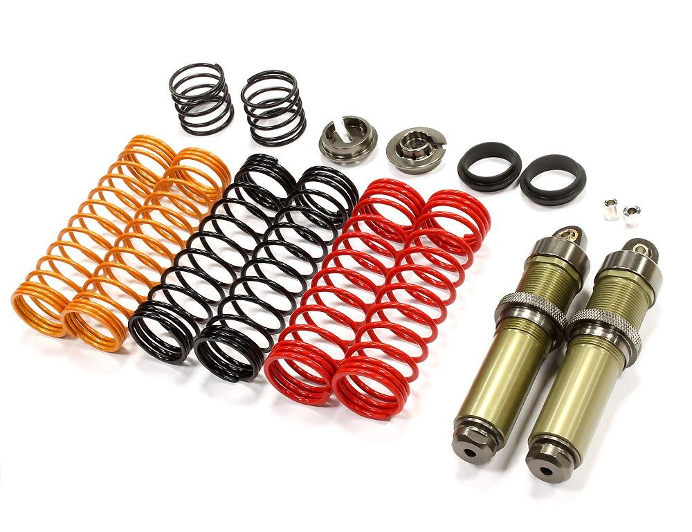 Big Bore Threaded Shock Body 2 Kit w/ Springs for HPI Savage Flux & X 4.6 2011