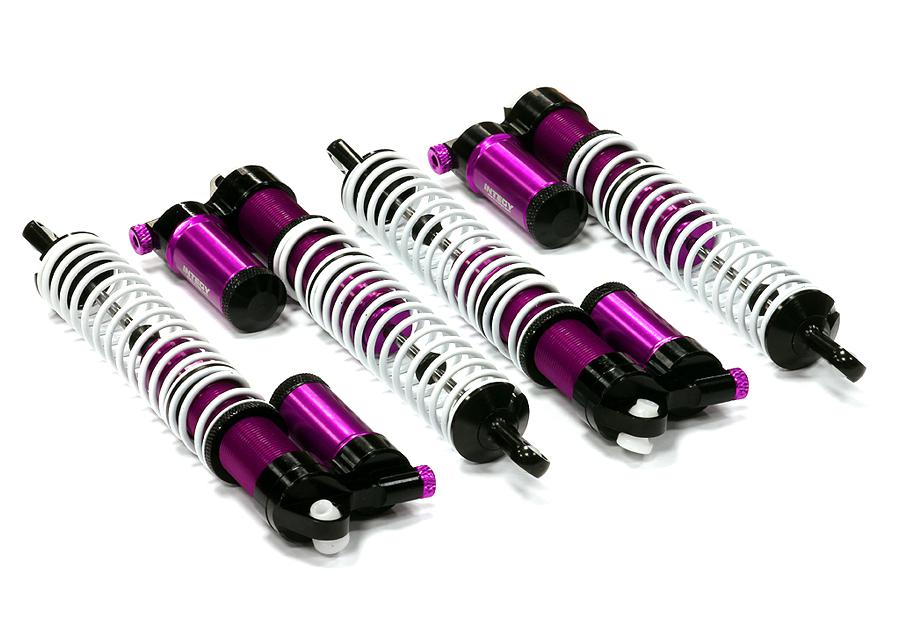 Rebound Adjustable Piggyback Shock(4)for HPI Savage X 4.6 2011