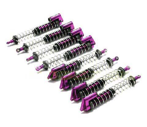 S.Heavy-Duty MSR8 Shock set (8) for HPI Savage-X, 21 & 25 (L=165mm