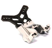 Alloy Machined Carbon Fiber Composite Front Shock Tower for Associated SC10 4X4
