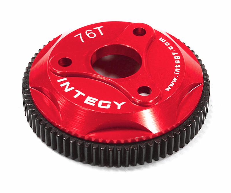 Red 76T Metal Spur Gear for Traxxas Stampede 2WD Rustler 2WD