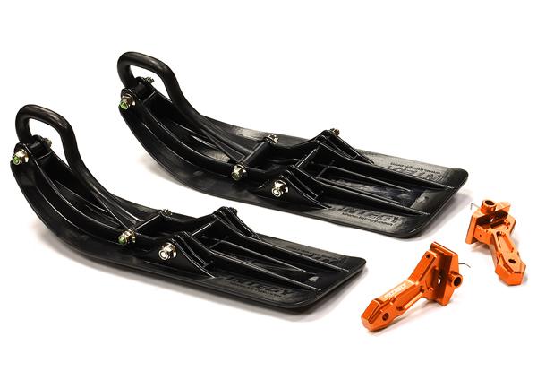 Front Sled Ski Attachment Set for Slash 2WD, Stampede 2WD, Rustler