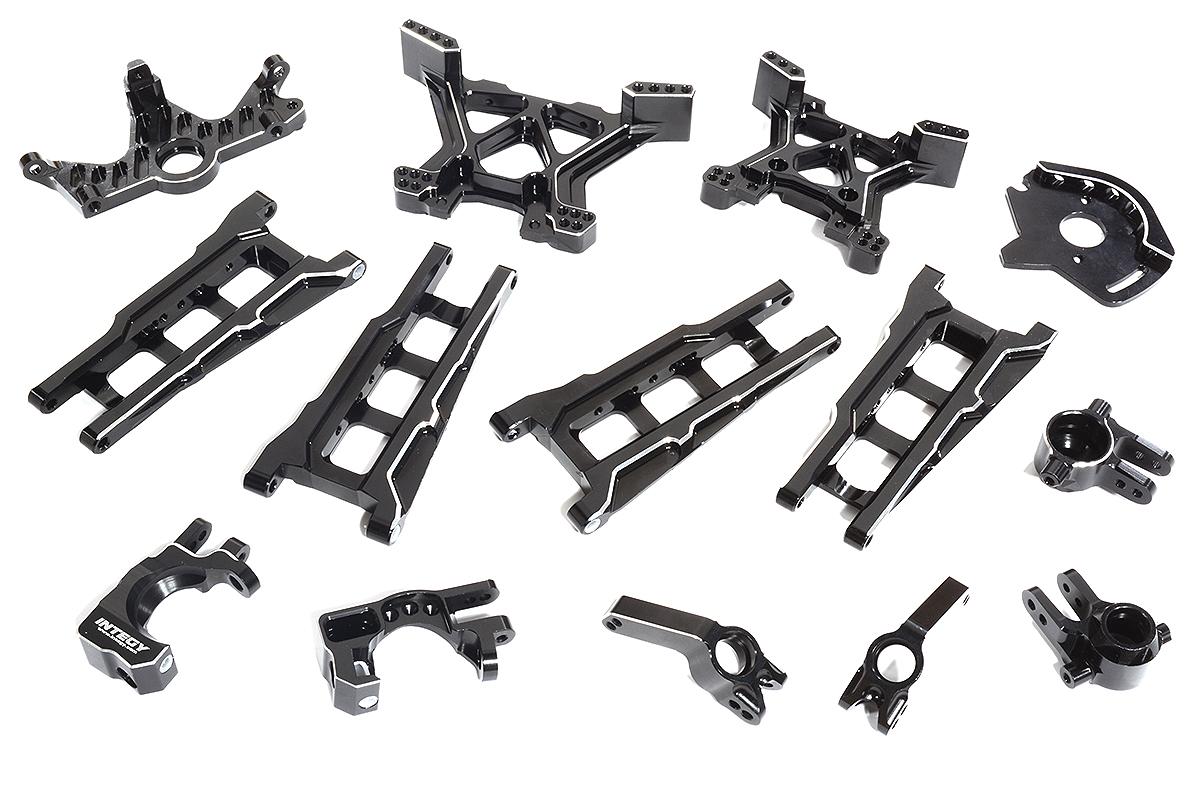 Billet Machined T2 Conversion Kit for 1/10 Stampede 4X4 & Slash 4X4  (non-LCG) for R/C or RC - Team Integy