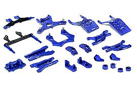 Complete Blue Billet Machined Suspension Upgrade Kit for 1/10 Stampede 2WD