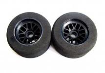 Team Powers 1/10 F-1 Foam Tyre-Blue Dot(Med)