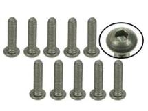 3Racing M3 x 12 Titanium Button Head Hex Socket - Machine (10 Pcs), XI