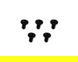 M3 x 6 AL7075 Flat Head Hex Socket - Machine (5 Pcs) Black