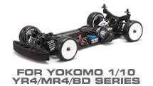 Hop-up Parts for Yokomo YR4, YR4II, YR4M, MR4TC, SD, BD7 & BD8