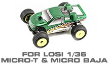 Hop-up Parts for Losi 1/36 Micro-T, Micro-Baja & Raminator