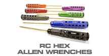 Hex Allen Wrenches for RC Cars, Boats, Planes & Helicopters