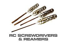 Screw Drivers & Body Reamers for RC Cars, Boats, Planes & Helicopters