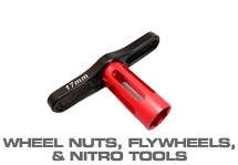 Wheel Nut Wrench 17mm 23mm, FlyWheel Wrench, Nitro & Glow Plug Tools
