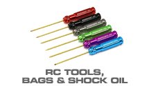 Tools, Bags & Shock Oil for RC Cars, Boats, Planes & Helicopters