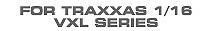 Hop-up Parts for Traxxas 1/16 E-Revo VXL, Slash VXL, Summit & Rally VXL