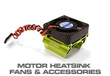 Motor Heatsink, Fans & Motor Parts  for RC Cars, Boats, Planes & Helicopters