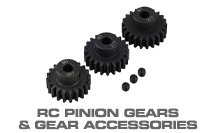 Pinion Gears for RC Cars, Boats, Planes & Helicopters