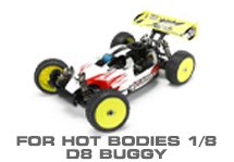 Hop-up Parts for Hot Bodies D8