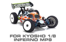 Integy RC Model Hop-ups C23866BLUE Brushless Conversion Kit for Kyosho MP9 w/ Pinion Gear