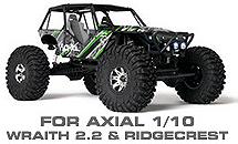 Hop-up Parts for Axial Wraith 2.2 & Ridgecrest