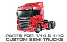 1/14 & 1/10 Options for Tamiya & Custom Semi Trucks