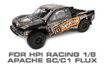 Hop-up Parts for HPI 1/8 Apache SC & C1 Flux Desert Buggy