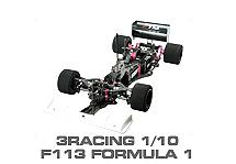 F113 1/10 RC F-1 Kit by 3Racing & Hop-up Parts