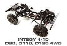 Type D90, D110 & D130 Roller 4WD 1/10 RC Off-Road Scale Crawler ARTR