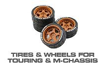 Tires, Inserts & Wheels for 1/10 RC On-Road, M-Chassis & Touring Cars