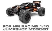 Hop-up Parts for HPI Jumpshot (MT, SC & ST V1 only)