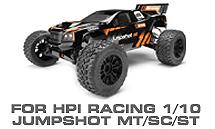 Hop-up Parts for HPI Jumpshot (MT, SC & ST V1 only)