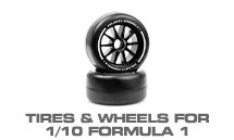 Tires, Inserts & Wheels for 1/10 F1 Formula 1