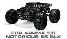 Hop-up Parts for Arrma 1/8 Notorious 6S BLX
