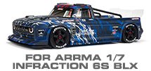 Hop-up Parts for Arrma 1/7 Infraction 6S BLX All-Road
